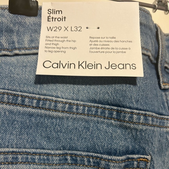 Men’s Calvin Klein Slim Jeans Sz 29Wx32L - Picture 4 of 7
